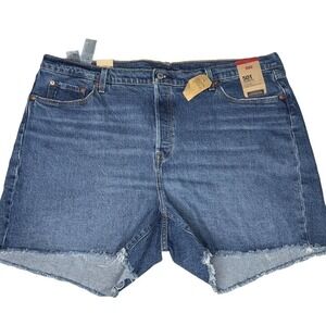 New Women’s Levi’s 501 High Rise Shorts Size 22W